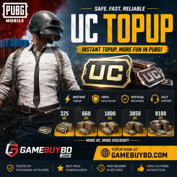 PUBG_Mobile_UC_Topup PUBG Mobile UC Topup GameBuyBD