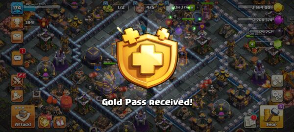 Clash of clans gold pass