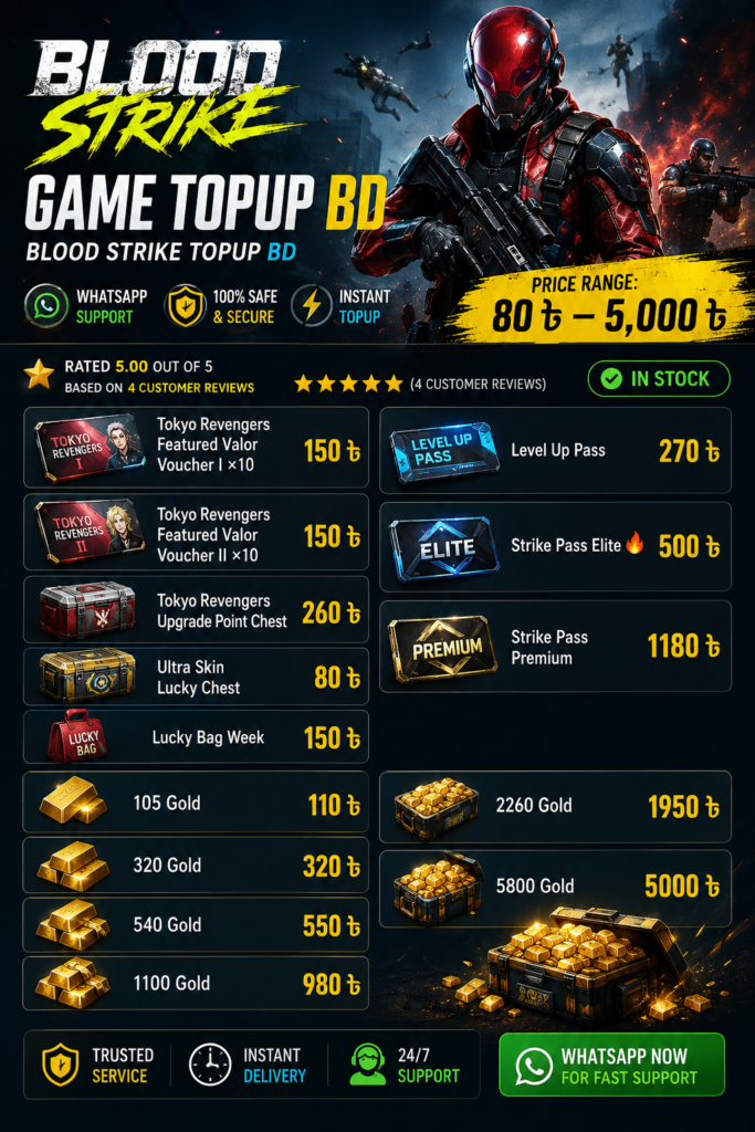 Blood Strike Topup BD Packages