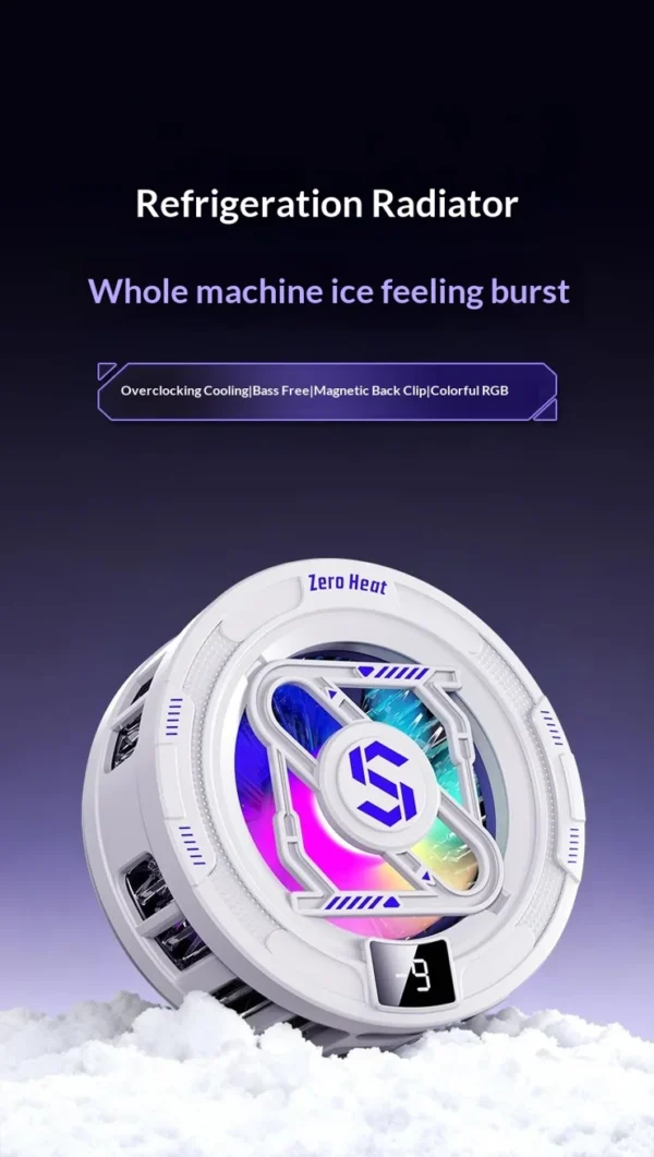 K52 Magnetic Mobile Cooler With Digital Display