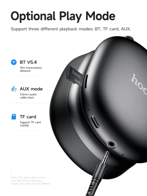 Hoco W35 Max ANC Bluetooth Wireless Headphone