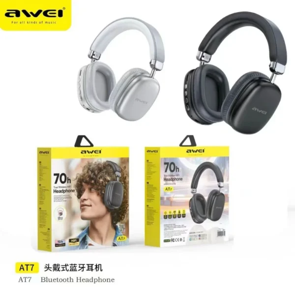 Awei AT7 True Wireless HiFi Overhead Earphone